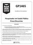 Pesquisador em Saúde Pública Prova Discursiva INSTRUÇÕES