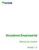 Sicoobnet Empresarial. Manual do Usuário. Versão 1.3