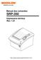 Manual dos comandos SRP-350 Impressora térmica Rev. 1.01