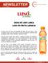 NEWSLETTER ÁGUA DE LUSO LANÇA LUSO DE FRUTA LARANJA