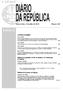 I SÉRIE ÍNDICE. Assembleia da República. Ministério da Agricultura, do Mar, do Ambiente e do Ordenamento do Território