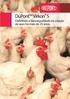 DuPontTM Virkon S Definindo a biosseguridade na criação de aves há mais de 25 anos.