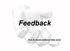 Feedback. Prof. Dr. Guanis de Barros Vilela Junior