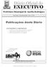 EXECUTIVO. Prefeitura Municipal de Amélia Rodrigues. Sexta Feira 24 de Abril de 2015 Ano I N 522. Publicações deste Diário