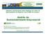 Gestão da. Simpósio Internacional sobre Mudança de Clima & Oportunidades de Negócios com Crédito de Carbono. Gestão da. Sustentabilidade Empresarial