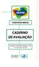 CARAVANA BRASIL CADERNO DE AVALIAÇÃO