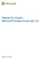 Manual do Usuário Microsoft Portable Power (DC-21)