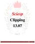 Sciesp. Clipping 13.07. A s s e s s o r i a d e I m p r e n s a i m p r e n s a @ s c i e s p. c o m. b r ( 1 1 ) 3 8 8 9-5 8 9 9 Página 1