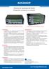 ADS2002IP. Sistema de Aquisição de Dados Integrado, compacto e modular