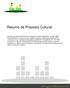 Resumo da Proposta Cultural: