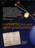 lentes gravitacionais O universo visto pelas