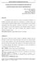 REVISTA GESTÃO & SAÚDE (ISSN 1984-8153) EXTRAÇÃO DE INCISIVO INFERIOR EM ORTODONTIA LOWER INCISOR EXTRACTION IN ORTHODONTICS