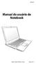 BP6381. Manual do usuário de Notebook