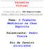 Palestra Virtual. Tema: O Trabalho Mediúnico na Casa Espírita. Palestrante: Pedro Vieira