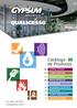 Catálogo de Produtos. www.gypsum.com.br. sac: 0800 282-9255