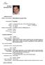 Europass Curriculum Vitae