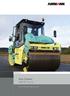 Máquinas. Rolo Tandem ARP 95 Tier 4i. www.ammann-group.com