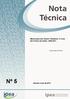 Mensuração dos Gastos Tributários: O Caso dos Planos de Saúde 2003-2011. Carlos Octávio Ocké-Reis Nº 5