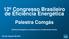 12º Congresso Brasileiro de Eficiência Energética