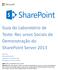 Guia do Laboratório de Teste: Rec ursos Sociais de Demonstração do SharePoint Server 2013