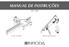 MANUAL DE INSTRUÇÕES
