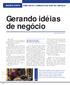 Gerando idéias de negócio