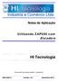 Notas de Aplicação. Utilizando ZAP500 com. Encoders. HI Tecnologia. Documento de acesso publico / corporativo