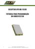 RECEPTOR GPS ME-1513R TUTORIAL PARA PROGRAMAÇÃO DO ARM7LPC2138. 1 ME Componentes e Equipamentos Eletrônicos Ltda