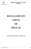 REGULAMENTO GERAL DE PROVAS