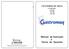 CILINDROS DE MESA CS-300 MINI CSI-300 CSI-390 CSE-390. Manual de Instrução e Termo de Garantia