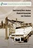 Instruções para Amostragem de Grãos