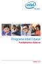 Programa Intel Educar. Fundamentos Básicos. Edição v.2.0