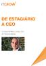 DE ESTAGIÁRIO A CEO. 12 dicas de Marco Costa, CEO da Critical Software