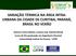 VARIAÇÃO TÉRMICA NA ÁREA INTRA- URBANA DA CIDADE DE CURITIBA, PARANÁ, BRASIL NO VERÃO