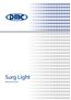 Surg Light. Manual do Usuário
