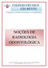 NOÇÕES DE RADIOLOGIA ODONTOLÓGICA