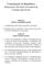 Constituição da República Disposições relevantes em matéria de Comunicação Social