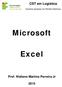 CST em Logistica. Decisões Apoiadas em Planilha Eletrônica. Microsoft. Excel. Prof. Walteno Martins Parreira Jr