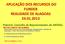 APLICAÇÃO DOS RECURSOS DO FUNDEB REALIDADE DE ALAGOAS 24.01.2013
