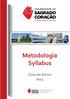 Metodologia Syllabus Guia do Aluno 2015
