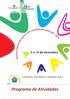 Programa de Atividades