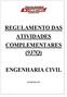 REGULAMENTO DAS ATIVIDADES COMPLEMENTARES (937Q)