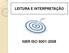 LEITURA E INTERPRETAÇÃO NBR ISO 9001:2008