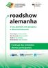 roadshow alemanha o seu parceiro em pesquisa e desenvolvimento Catálogo das entidades alemãs participantes