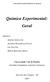 Química Experimental: Geral