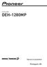 CD PLAYER DEH-1280MP. Manual do proprietário. Português (B)