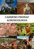 CADERNO PRONAF AGROECOLOGIA