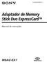 Adaptador de Memory Stick Duo ExpressCard