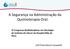 A Segurança na Administração da Quimioterapia Oral.ral