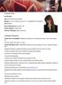 Curriculum Vitae Identificação. Actividade Profissional